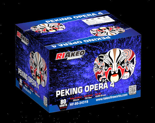 Riakeo Peking Opera 4, 80-Schuss Verbundfeuerwerk
