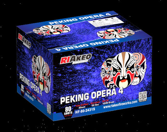 Riakeo Peking Opera 4, 80-Schuss Verbundfeuerwerk