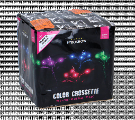 Color Crossette / Crossette Switch, 25 Schuss Batterie